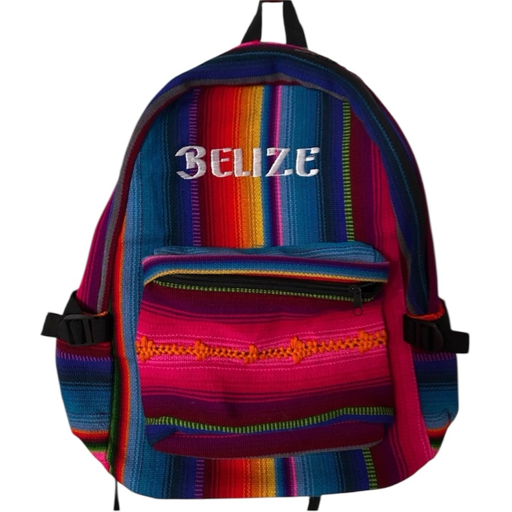 Belize Backpack embroidered colorful  NWOT one of a  kind